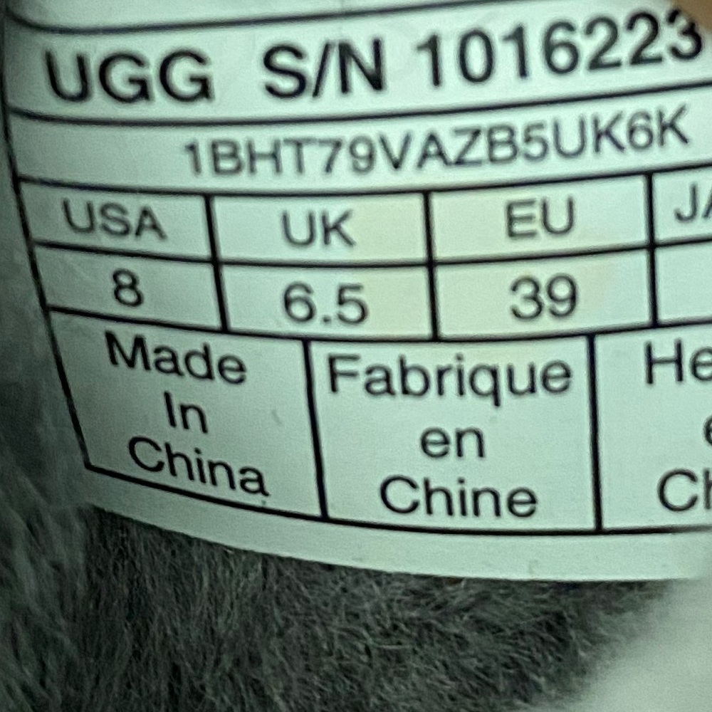 UGG Classic Short Boots Grey 6 - Picture 6 of 16